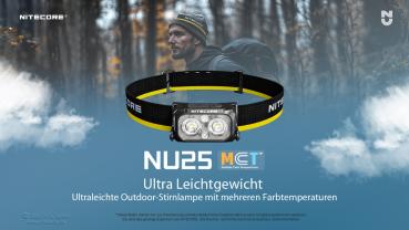 NITECORE NU25 MCT 400 LUMEN SCHWARZ